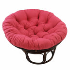 Fauteuil Papasan en rotin Bali 42 po avec coussin en sergé