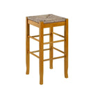 Slaot Woven 29-inch Square Bar Stool