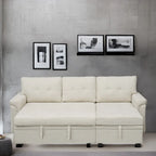 Canapé sectionnel réversible convertible moderne - en forme de L avec méridienne de rangement, accoudoirs larges et pieds durables