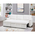 Canapé sectionnel réversible convertible moderne - en forme de L avec méridienne de rangement, accoudoirs larges et pieds durables