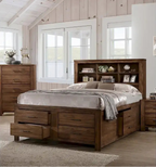 6 Underbed Drawers Bed In Walnut