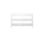 Étagère basse large Edenton 54W à 2 tablettes, blanc