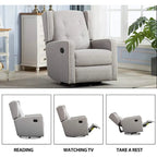 Fauteuil inclinable de course pivotant et à bascule