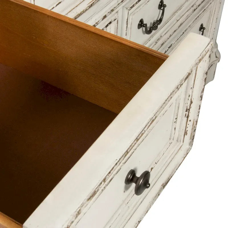 Ensemble lit, commode et miroir Magnolia Manor
