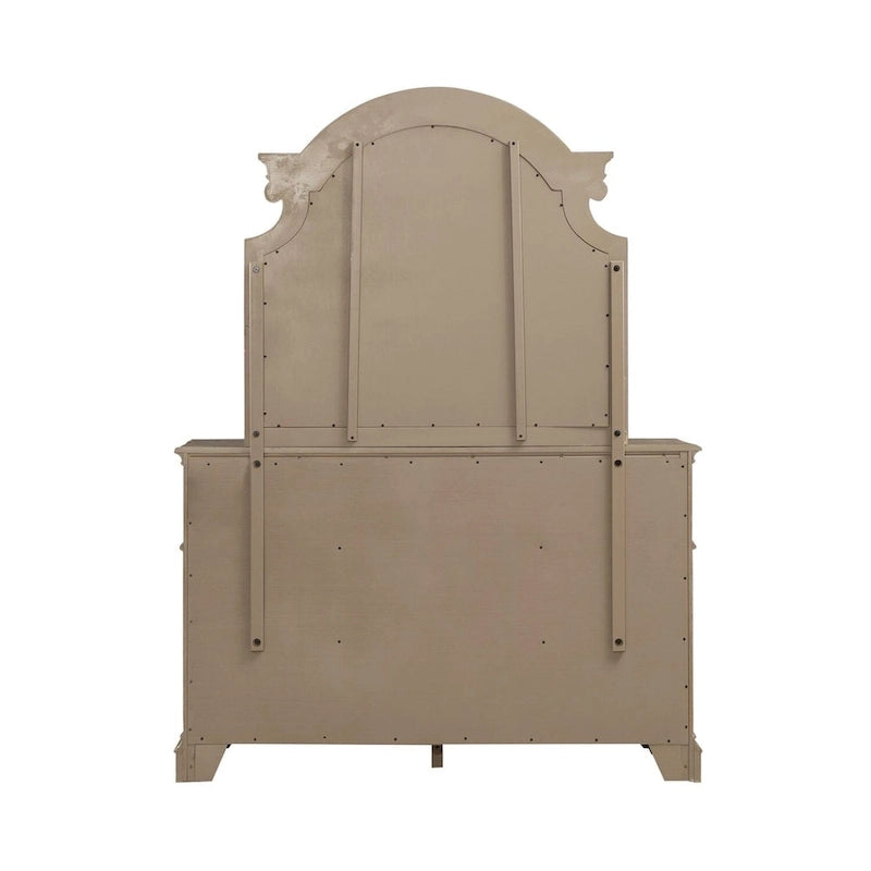 Ensemble lit, commode et miroir Magnolia Manor