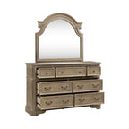 Ensemble lit, commode et miroir Magnolia Manor