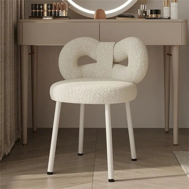 Chaise de vanité papillon pour chambre à coucher