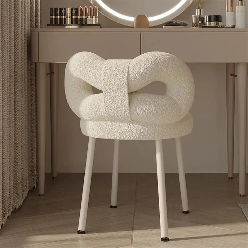 Chaise de vanité papillon pour chambre à coucher