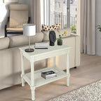Table d'appoint crème avec étagère inférieure en rotin, silhouette épurée, plusieurs options de couleurs, accent polyvalent