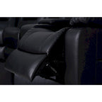 Canapé sectionnel inclinable 109, Canapé inclinable modulaire de salon avec 2 consoles de rangement et 4 porte-gobelets